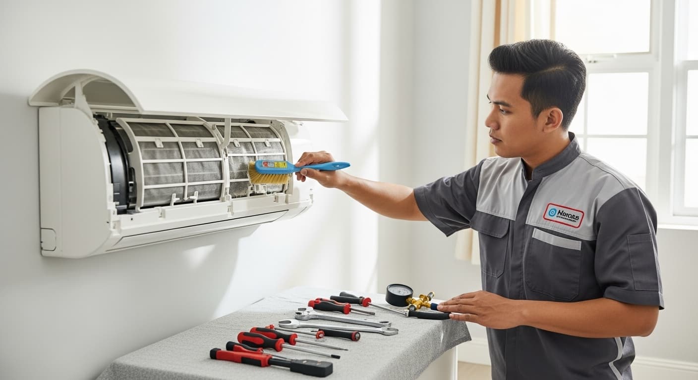 Gambar utama artikel: Servis Aircond Hisense: Jadual Penyelenggaraan & Apa Yang Perlu Dilakukan